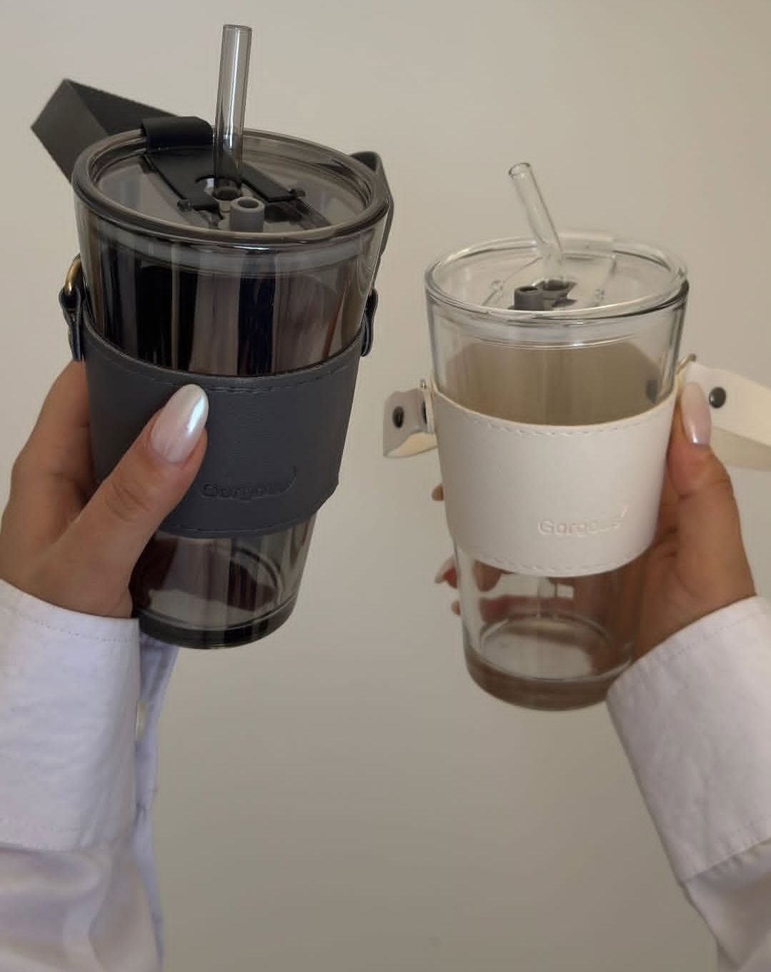 ماگ نی دار دور چرم بلند  گورگس ۴۵۰ml
